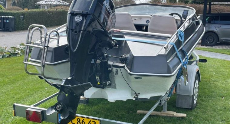 SIMSSuper 15 fod, Mercury 50 hk, trailer, tilbehør